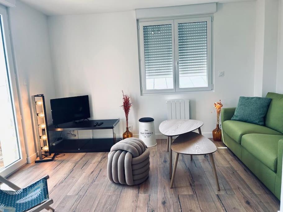 Ferienwohnung Au Coeur Des Chenes, 2P Ploemeur Exterior foto
